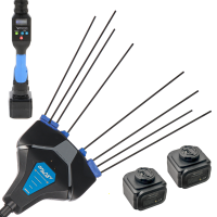 VESCO GALAXY XR21F.1 - Vareador de aceitunas con bater&iacute;as de litio - P&eacute;rtiga fija 250 cm - 2x 21.6V 4.5Ah