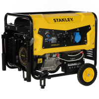Stanley SG 7500B-1 - Generador de corriente de gasolina - AVR - 7.5 kW - Continua 7.0 kW Monof&aacute;sica