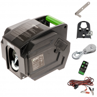 Ribimex PE12V/T1 - Cabrestante el&eacute;ctrico de bater&iacute;a 12V - Control remoto
