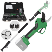 GreenBay TopCut 45 - Tijeras el&eacute;ctricas de poda con p&eacute;rtiga 150-210 cm - 2x 21.6V 4Ah - Di&aacute;metro de corte 45 mm