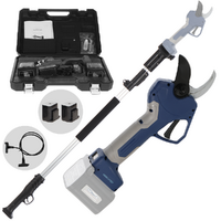 Bullmach ARTEMIS 45 - Tijeras eléctricas de poda con pértiga 150-210 cm - 2x 21.6V 4Ah - Diámetro de corte 45 mm