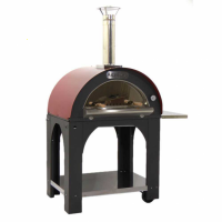 Horno de le&ntilde;a para pizza de exterior Cibus Red - 4 pizzas