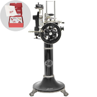 Berkel B2 Negra - Cortadora de fiambre de volante con pedestal - Cuchilla de acero cromado de 265 mm