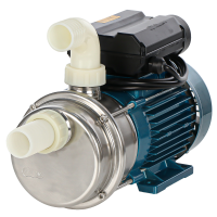 Tellarini ALT 30 - Bomba el&eacute;ctrica de trasiego para aceite de acero inox - Racores de nailon recto+curvo - Trif&aacute;sica
