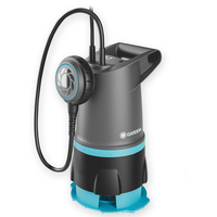 Gardena 20000 BASIC - Bomba sumergible el&eacute;ctrica 2 en 1 para agua limpia y sucia - Flotador integrado