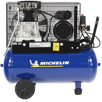 Michelin MB 50/268 MC - Compresor de aire el&eacute;ctrico de correa - Motor 2 HP - 50 L