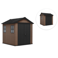 Keter Newton plus 757/775 - Caseta de jard&iacute;n - Con ventanas - 230x223.8x246 cm
