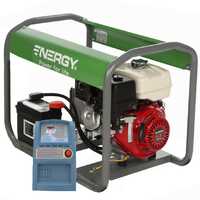 Energy EY-5,5MBE-A - Generador de corriente de gasolina - 4,4 Kw - Continua 3,9 kW Monof&aacute;sica + ATS
