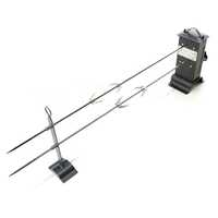 Asador el&eacute;ctrico doble para barbacoa Cruccolini GA1-C
