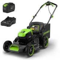 Greenworks GD48LM46SPIIK4 - Cortacésped autopropulsado de batería - 48V/4Ah - Corte 46 cm