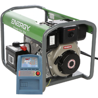 Energy EY-7MDE-A AVR - Generador de corriente di&eacute;sel con AVR 5 kW - Continua 4,5 Monof&aacute;sica + ATS