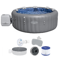 Bestway Lay-Z-Spa Santorini HydroJet 6001T - &Oslash;216x80 cm - Piscina hidromasaje spa