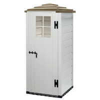 Garofalo Tuscany Evo 80 Pagoda - Caseta de jard&iacute;n para herramientas - Con ventana - 82.5x82.5x198 cm