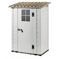 Garofalo Tuscany Evo 100 - Caseta de jard&iacute;n - Con ventana y puerta de una hoja - 122.5x82.5x201 cm