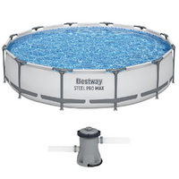 Bestway Steel Pro Max 56416 - Ø366x76 cm - Piscina redonda para 5-6 personas