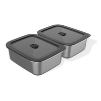Set 2 contenedores para alimentos Weber Works