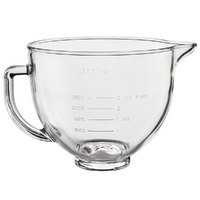 KitchenAid 5KSM5GB - Cuba de cristal de 4,7 L