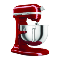 KitchenAid Artisan 5KSM60SPX-EER Rojo - Amasadora con cuba elevable