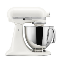 KitchenAid Artisan 5KSM125-EPL Porcelain White - Amasadora con cabeza inclinable
