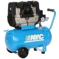 ABAC POLE POSITION QUIETE OS20 - Compresor de aire eléctrico monofásico silencioso - Sin aceite - Motor 2 HP - 24 L