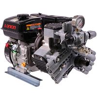 Comet MTP P40/20 BA (CE) - Motobomba de gasolina - Motor Loncin G200F - Versión para ácidos y productos químicos