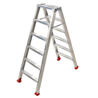 Escalera doble de aluminio 1031, 2x6 pelda&ntilde;os, 1,41 m