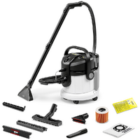 Karcher SE 4 - Lavamoquetas - Aspirador de l&iacute;quidos - Bid&oacute;n agua limpia y sucia 4 L - 1000 W