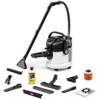 Karcher SE 4 Plus - Lavamoquetas - Aspirador de líquidos - Bidón agua limpia y sucia 4 L - 1000 W