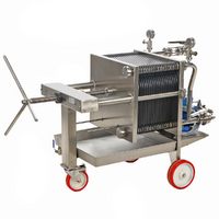 Enotecnica Pillan FC42 - Filtro profesional para vino de 20 cartones de 40x40 cm - Bastidor y bomba de acero INOX