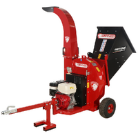 Ceccato Tritone Monster - Biotrituradora de gasolina con ruedas - Motor Honda GX390