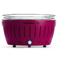 LotusGrill LG G435 U PU - Barbacoa port&aacute;til para exteriores XL - Morada