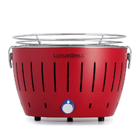 LotusGrill LG G28 U RD - Barbacoa portátil para exteriores Mini - Roja