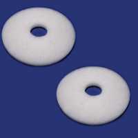 Doble disco abrasivo blanco para fregadora Grande Brio 55