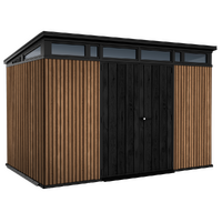 Keter Signature Venetian 11x7 - Caseta de jard&iacute;n - Con puerta de doble hoja - 340x218x226 cm