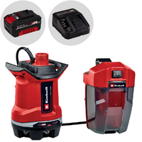 Bomba sumergible para agua sucia Einhell  GE-DP 18/25 Li - 18V 4Ah y cargador
