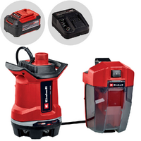 Bomba sumergible para agua sucia Einhell  GE-DP 18/25 Li - 18V 5.2Ah y cargador