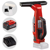 Einhell BRILLIANTO - Limpiacristales de batería - Aspirador de gotas portátil - 18V/5.2Ah
