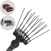 Aima Twist Plus Cordless - Vareador de aceitunas el&eacute;ctrico a bater&iacute;a - P&eacute;rtiga fija de aluminio - 2 x 21 V 5,2 Ah