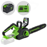 Greenworks GD24CS30 - Electrosierra de bater&iacute;a 24V 10Ah - Espada de 30 cm