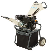 BlackStone GBK 500 - Biotrituradora de gasolina  2en1 con recogedor o descarga en tolva - Motor Ducar 7 HP