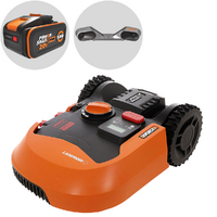 Worx Landroid WR147E.1 - Robot cortacésped - Con cable perimetral - Batería 20 V y 4 Ah - L1000 - ¡Sensor de obstáculos gratis!
