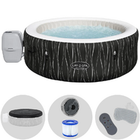 Bestway Lay-Z-Spa Hollywood AirJet 60059 redonda - &Oslash;196x66 cm - Piscina de hidromasaje spa para 4-6 personas
