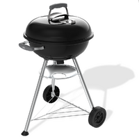 Weber Compact Kettle 47 1502054 - Barbacoa de carb&oacute;n - Di&aacute;metro de la parrilla 47 cm