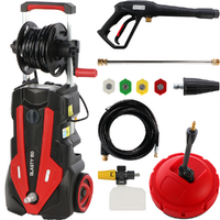 GeoTech Blasty 180 - Hidrolimpiadora con lanza profesional + Kit patio y desatascadora - 180 bar - 450 l/h