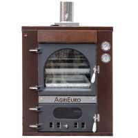 Horno de le&ntilde;a de empotrar Medius 80 Deluxe INC INOX - Esmalte de cobre