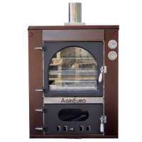 Horno de le&ntilde;a de empotrar Magnus 100 Deluxe INC - Pintura de cobre - Inox