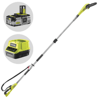 Ryobi RY18PP20A-0 - Podadora de bater&iacute;a con p&eacute;rtiga telesc&oacute;pica - Barra de 20 cm - 18 V/4 Ah