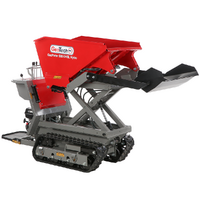 GeoTech Pro GeoPorter 580 DHSL Hydro - Carretilla con cajón elevable tipo pantógrafo - Cambio hidrostático