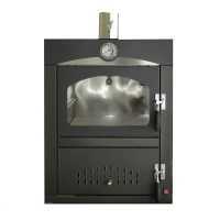 Horno de le&ntilde;a de empotrar Nuovo Minimus 50 Mini Inc en acero - 2 pisos