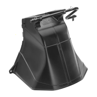 Deflector para salida trasera - Protección contra piedras para tractores cortacésped